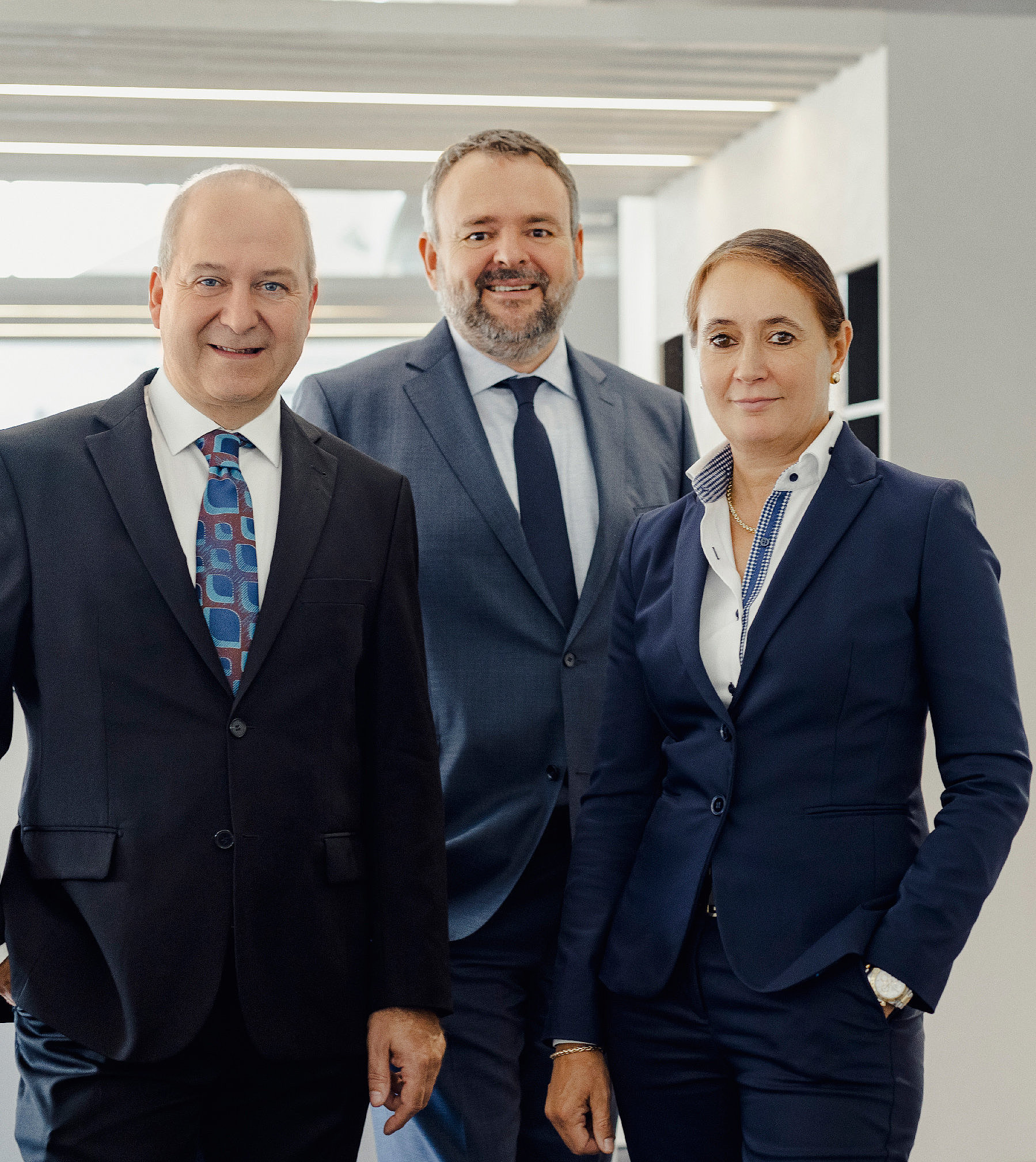 Vorstand der Alpen Privatbank: Florian Widmer, Jürgen H. Kessler, Heidi Verocai-Dönz